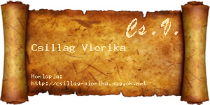 Csillag Viorika névjegykártya